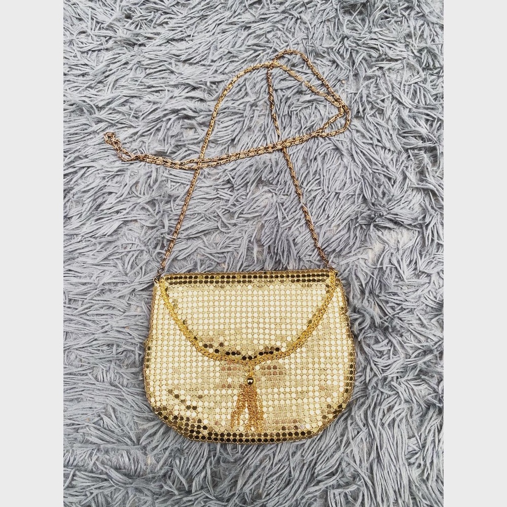 Vintage Gold Slinky Purse